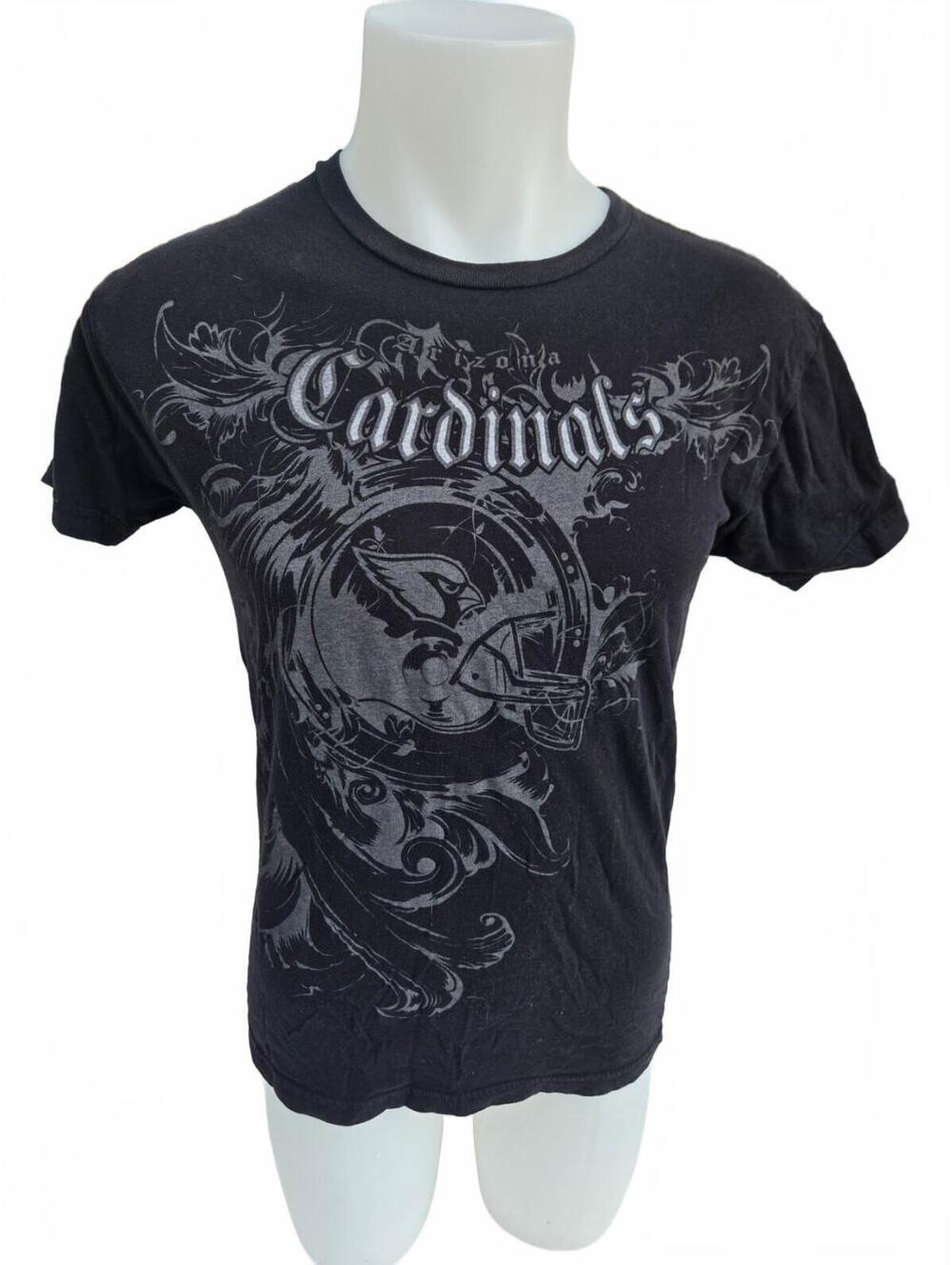 Reebok Arizona Cardinals Black Graphic Short Sleeve T-Shirt Medium